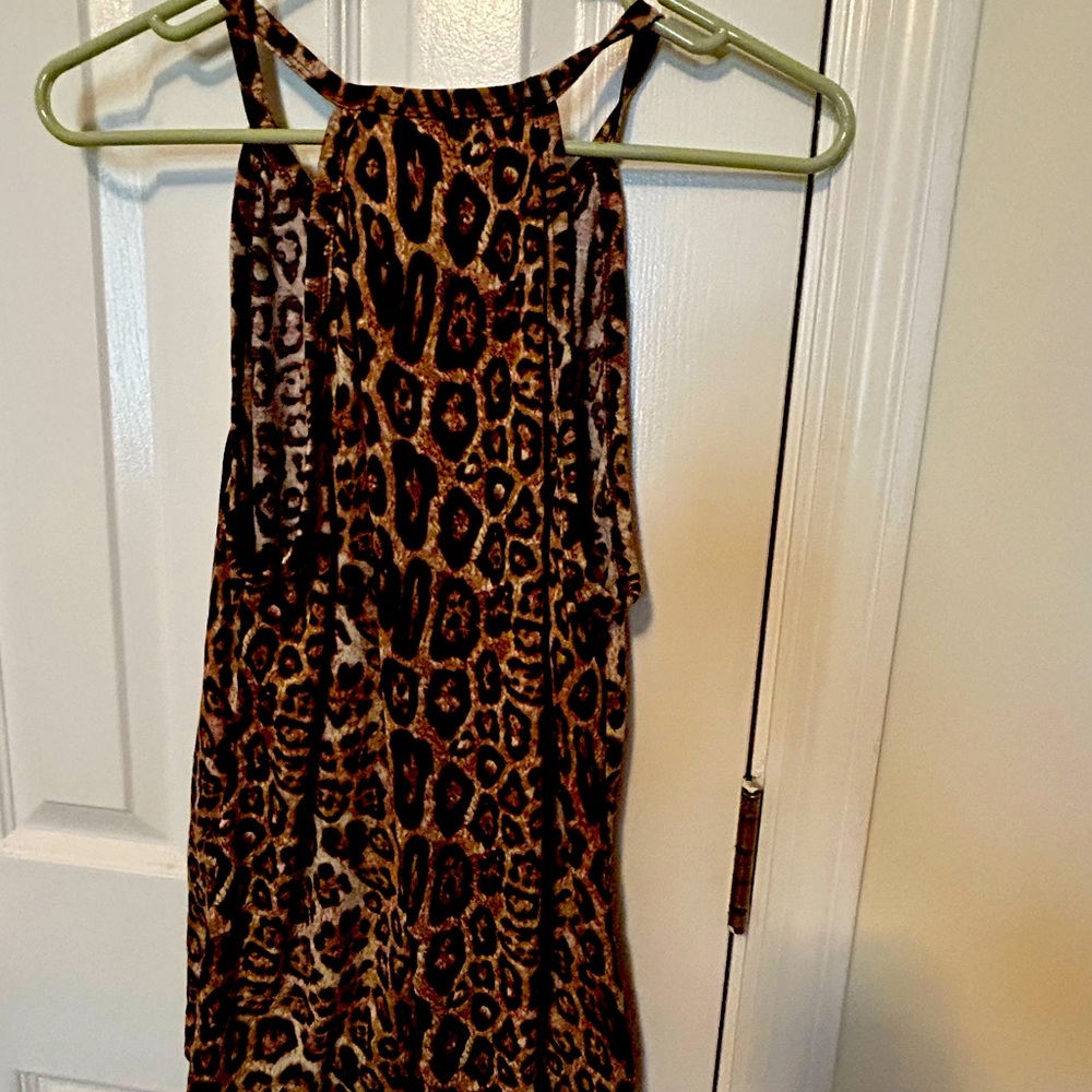 Crazy Train spaghetti strap top, have 1 small, 1 medium, 1 large available